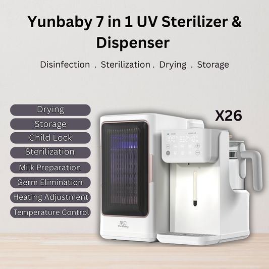 YunBaby 7 in 1 UV Sterilizer & Water Dispenser for baby