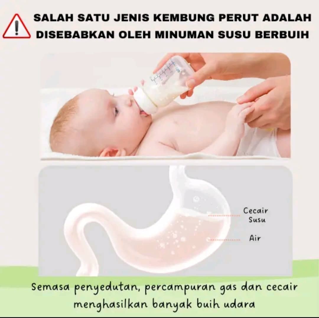 YunBaby Wide Neck Anti-Colic Glass Baby Bottle 180ml