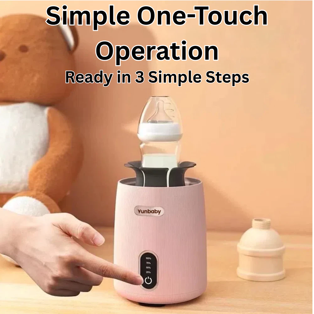 Baby Electric Milk Shaker & Warmer Yunbaby Baby Bottle Shaker Automatic Adjustable Keeping Constant Temperature