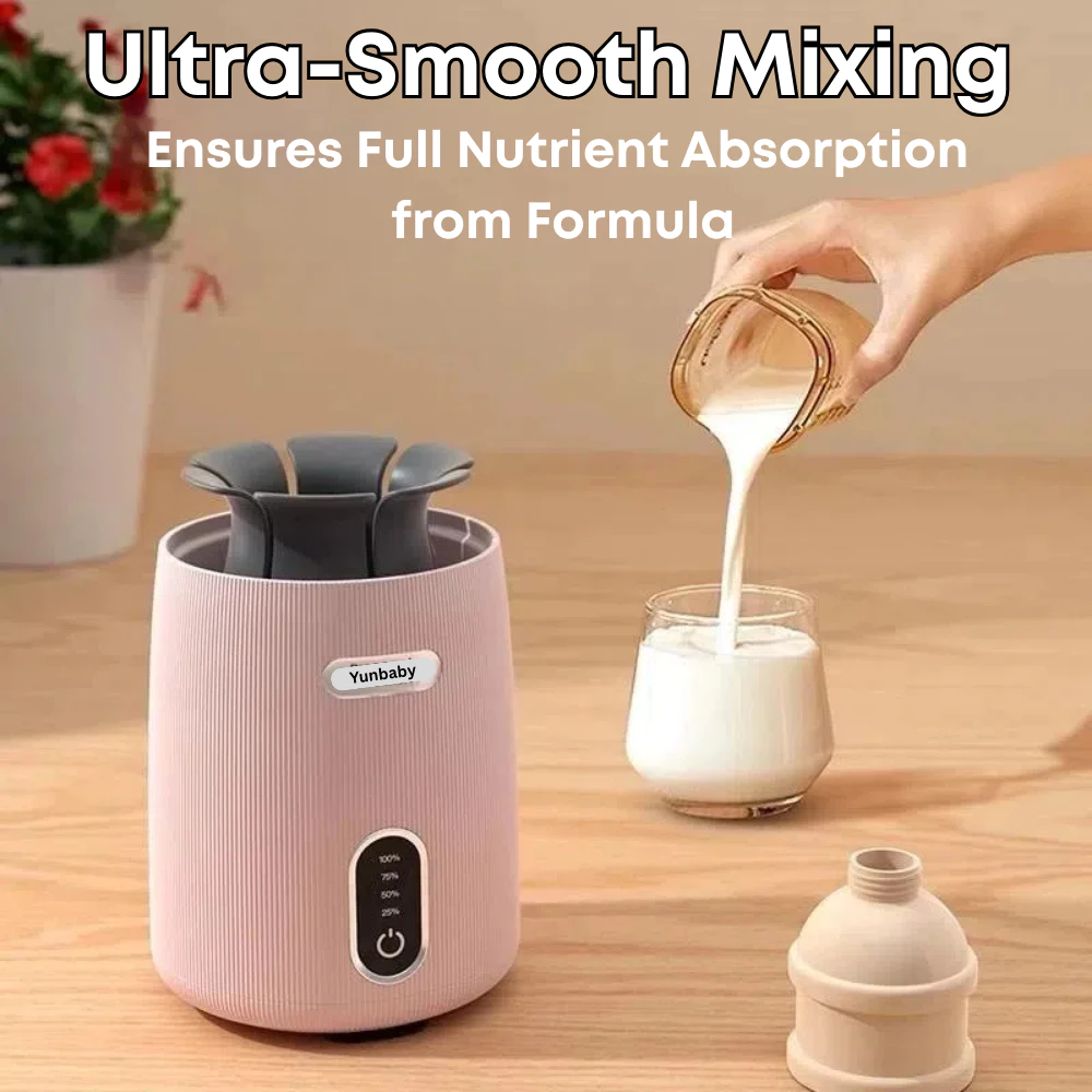 Baby Electric Milk Shaker & Warmer Yunbaby Baby Bottle Shaker Automatic Adjustable Keeping Constant Temperature