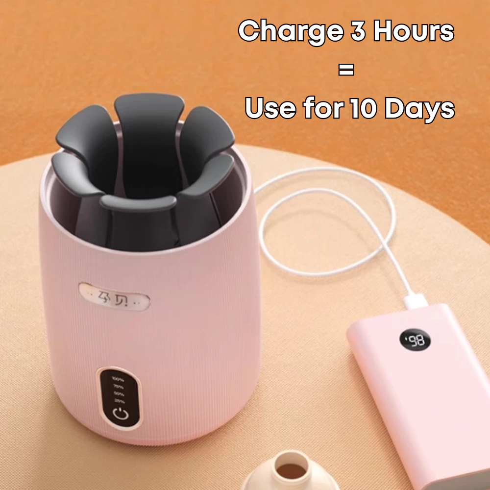 Baby Electric Milk Shaker & Warmer Yunbaby Baby Bottle Shaker Automatic Adjustable Keeping Constant Temperature